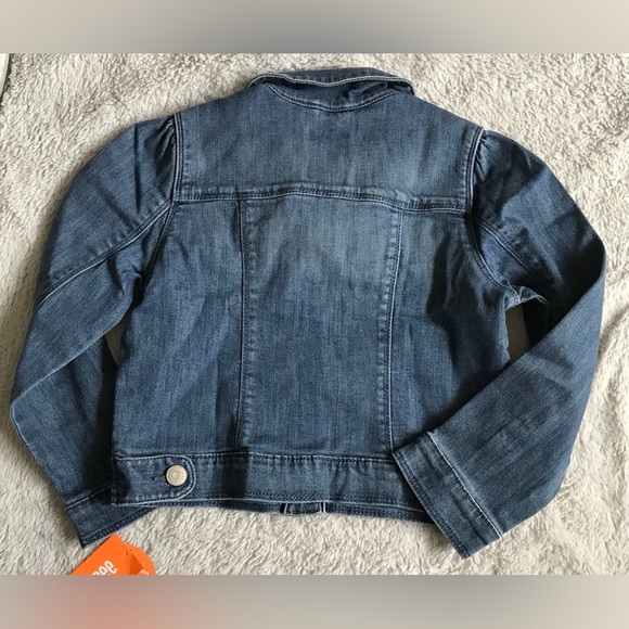 NWT Gymboree jean jacket girls S 5 6 blue denim pockets button down NEW - Picture 3 of 10